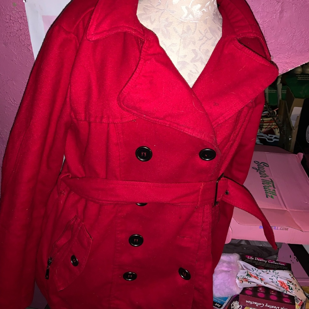 Red Trench Coat